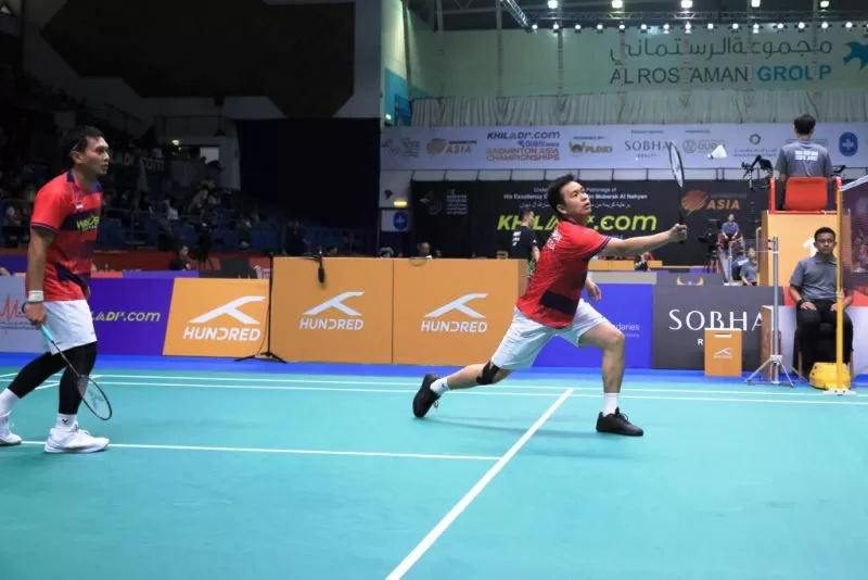 Jelang Piala Sudirman 2023, Hendra Setiawan mengaku dirinya menikmati tekanannya. (Foto: PBSI)