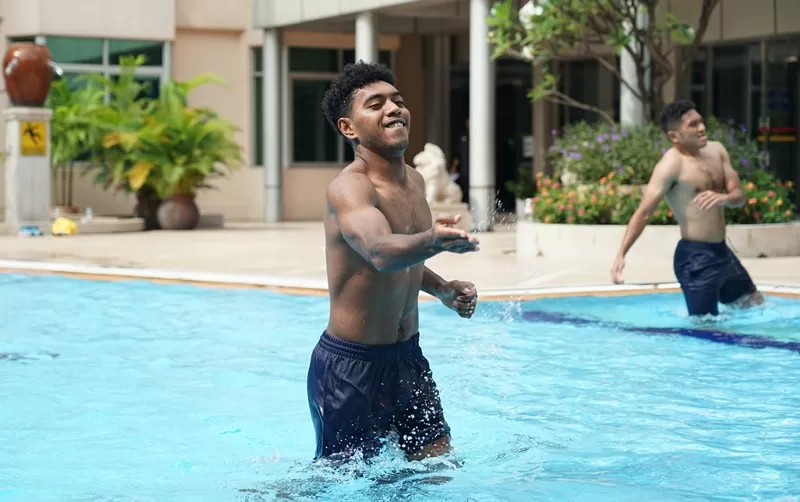 Jelang hadapi Myanmar di SEA Games 2023, Timnas Indonesia U-22 lakukan ini. (Foto: PSSI)