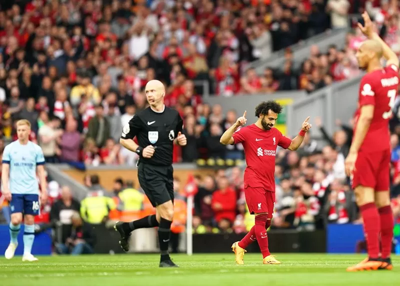 Klasemen Liga Inggris hingga Minggu, 7 Mei 2023 di mana Mohamed Salah mencatat rekor legendaris. (Foto: Twitter)