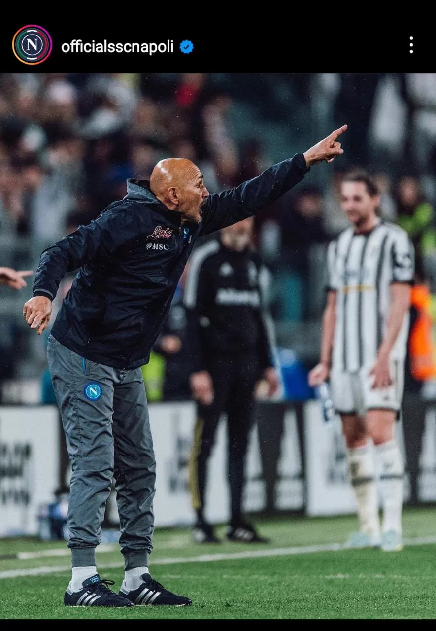 Luciano Spalletti persembahkan gelar scudetto untuk saudaranya (instagram/official Napoli)