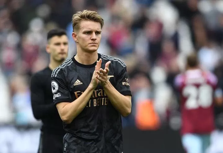 Martin Odegaard sedih setelah Arsenal kalah dari Brighton (sumber: instagram official Martin Odegaard)