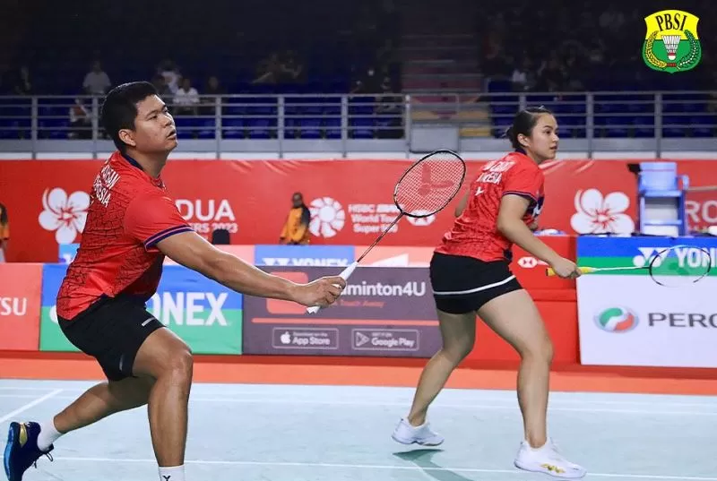 Praveen/Melati susul 5 wakil Indonesia lainnya ke babak 16 besar Malaysia Masters 2023. (Foto: PBSI)