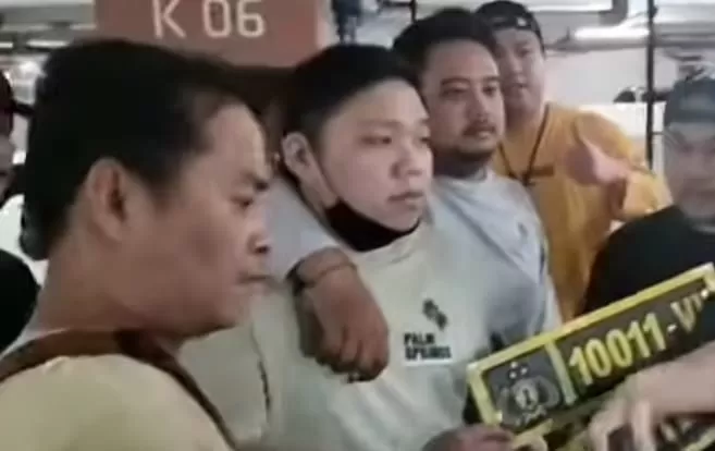 David Yulianto, pria koboi di Tol Tomang ditetapkan sebagai tersangka (tangkapan layar)