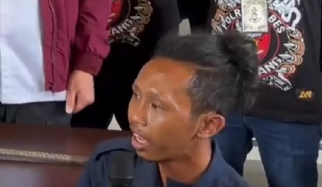 Pegawai depot air mutilasi bosnya hidup-hidup di Semarang sebut polisi 'keenakan' jika dirinya menyerahkan diri (Dok Twitter)