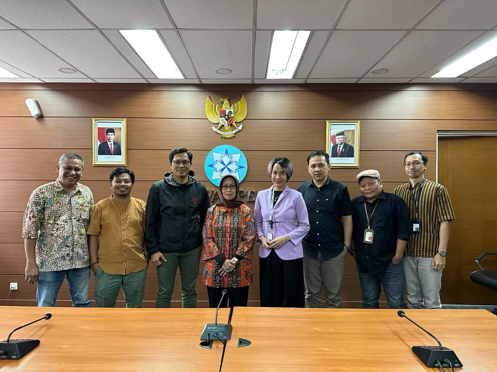 Kunjungan redaksi KompasTV ke Dewan Pers Rabu, 10 Mei 2023 bersama Ketua DP Ninik Rahayu.