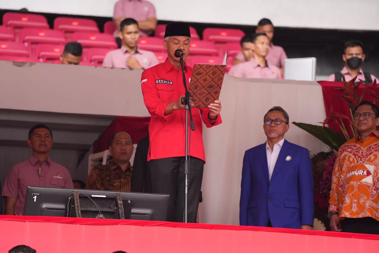Ganjar Pranowo yakin PDIP raih hattrick kemenangan di Pilpres 2024 Dok: PDIP.