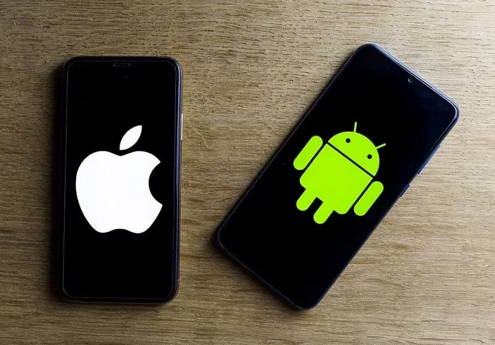 Pertarungan Android vs iOS memanas. Foto: Giz China