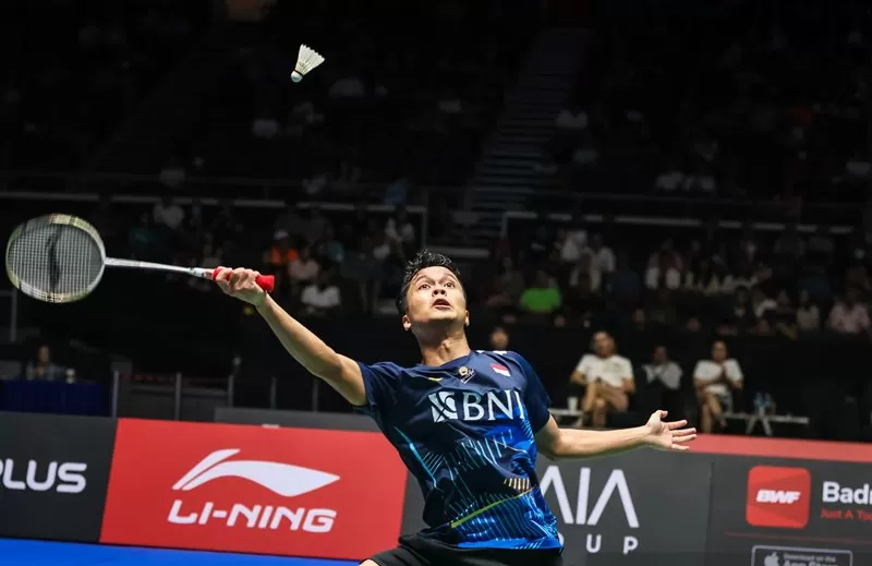 Hasil final Singapore Open 2023 telah diketahui untuk satu-satunya wakil Indonesia, Anthony Sinisuka Ginting. (Foto: Badmintalk)