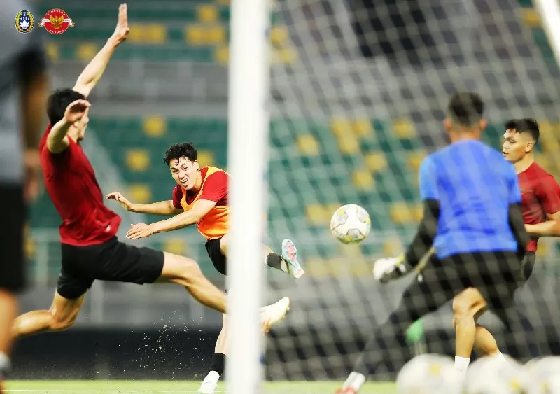 Jelang hadapi Palestina di FIFA matchday Rabu, 14 Juni 2023, Erick Thohir mengingatkan lagi ke skuat Tim Nasional Indonesia. (Foto: PSSI)