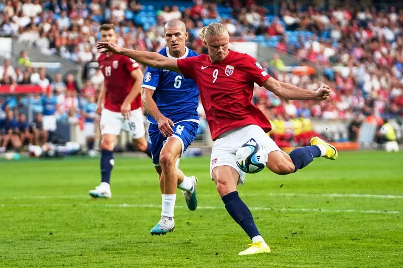 Kualifikasi Piala Eropa 2024 matchday 4 menyajikan Erling Haaland menyumbang dua gol dalam kemenangan Norwegia atas Siprus. (Foto: UEFA)