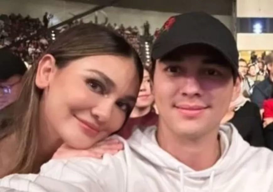 Maxime Bouttier dan Luna Maya. (Instagram/@amingisback)