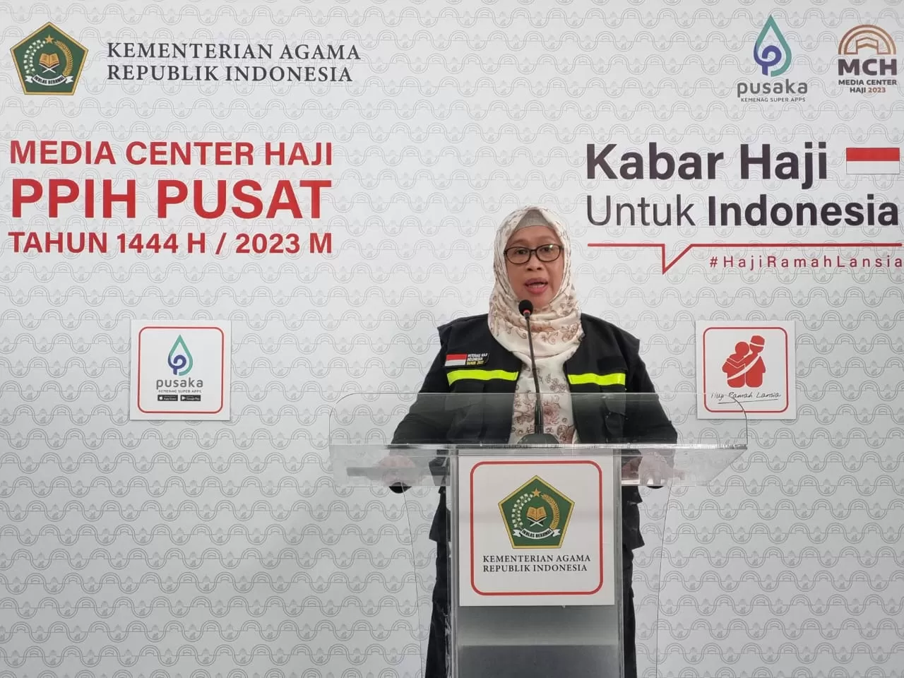 Kepala Seksi Layanan Kedatangan dan Kepulangan PPIH Arab Saudi, Edayanti Dasril.