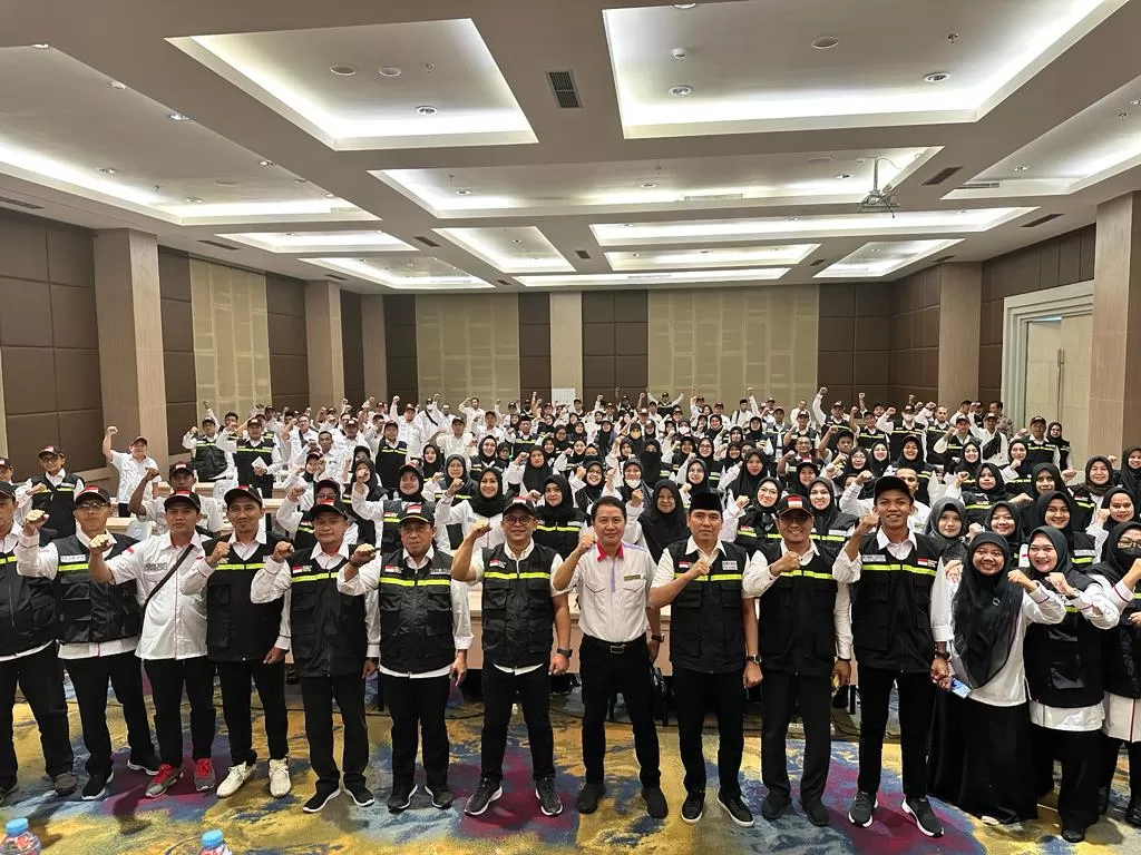 Sebanyak 158 petugas haji tambahan diterbangkan ke Tanah Suci pada Kamis, 1 Juni 2023.