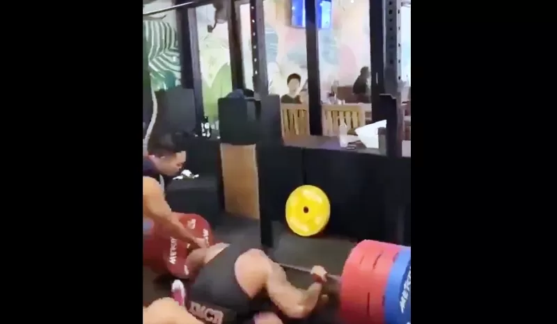 Fakta-fata Justyn Vicky tewas tertindih barbel 210 kg. (Foto: Twitter)