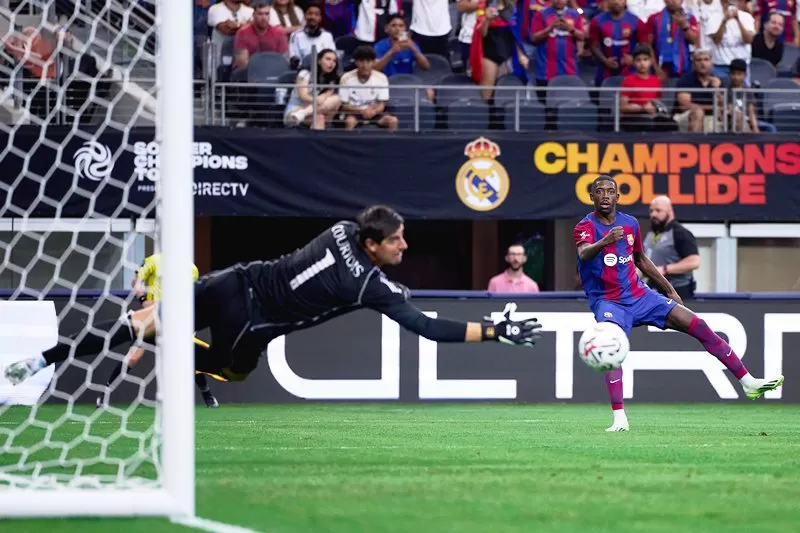 Hasil Barcelona Vs Real Madrid dalam uji coba pramusim di Stadion AT&T, Arlington, Texas, Amerika Serikat, Sabtu, 29 Juli 2023 waktu setempat. (Foto: FC Barcelona)