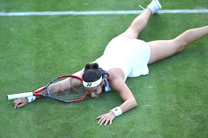Hasil Wimbledon 2023 hari 5 tunggal putri dengan tumbangnya unggulan 5 Caroline Garcia. (Foto: Wimbledon)