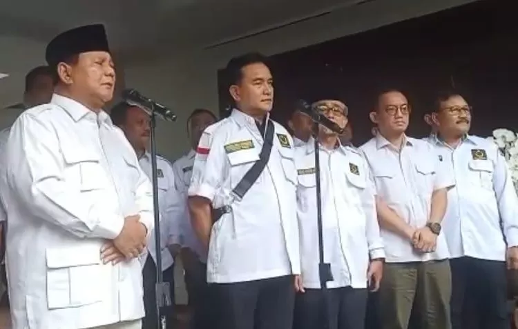Pertemuan Prabowo Subianto dengan Ketum PBB Yusril Ihza Mahendra (Dok Konteks.co.id)