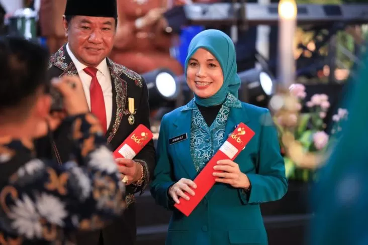 Siti Atikoh, Istri Ganjar Pranowo terima penghargaan berhasil tekan stunting (Dok Istimewa)