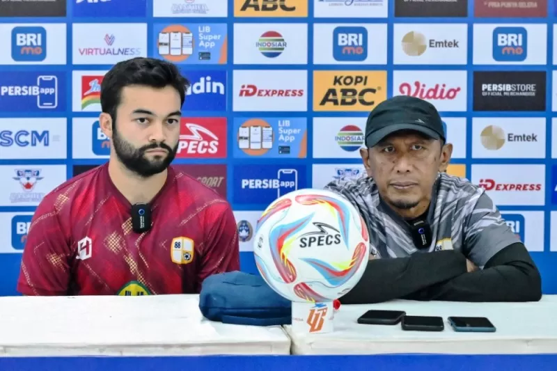 Barito Putera dalam jumpa pers jelang hadapi Persib Bandung di pekan ke-8 Liga 1 2023/2024. (Foto: ligaindonesiabaru)