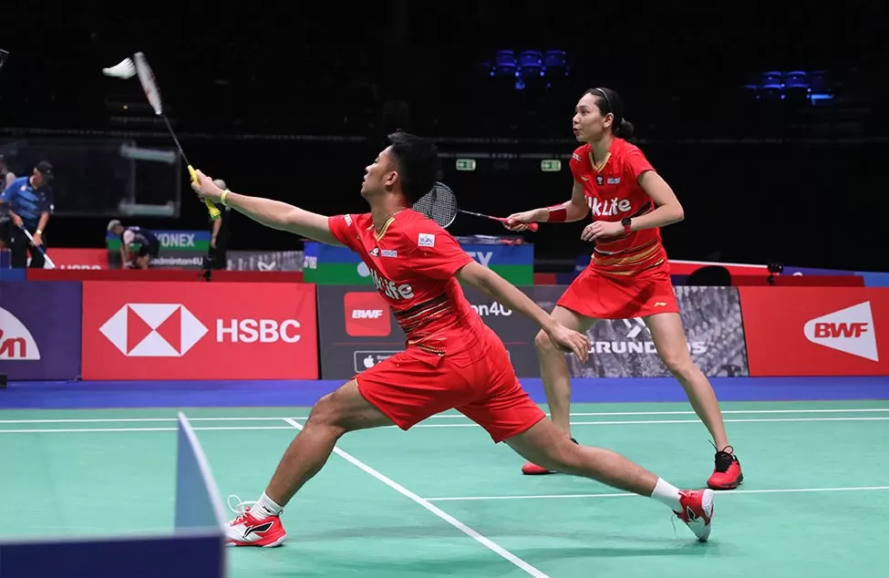 Dejan Ferdinansyah/Gloria Emanuelle Widjaja merebut tiket 16 besar BWF World Championships 2023. (Foto: PBSI)