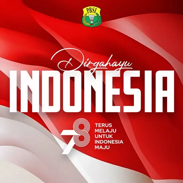 Dengan mengusung semangat HUT RI ke-78, tim bulutangkis Indonesia bertolak ke Kejuaraan Dunia Bulutangkis 2023. (Foto: PBSI)