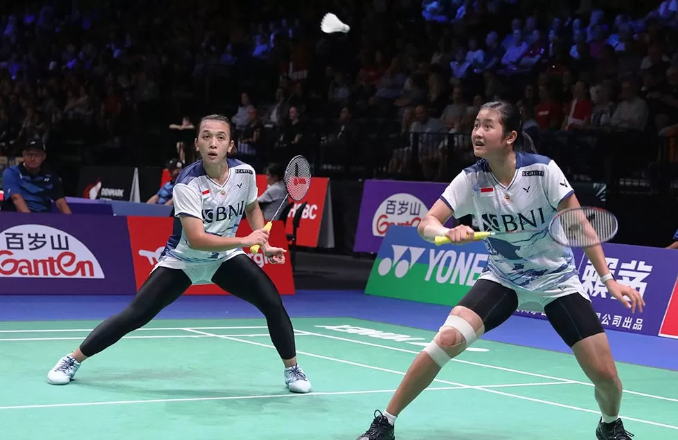 Pasangan ganda putri Indonesia Febriana Dwipuji Kusuma/Amalia Cahaya Pratiwi terdepak dari BWF World Championships 2023. (Foto: PBSI)