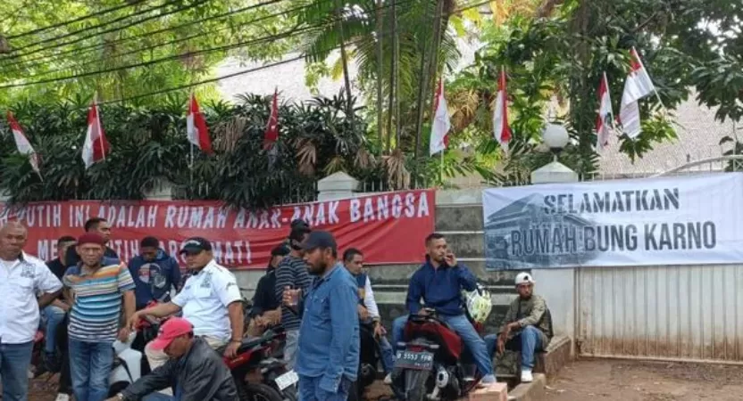 PN Jaksel batal mengeksekusi rumah Guruh Soekarnoputra hari ini. (YouTube Kompas TV)