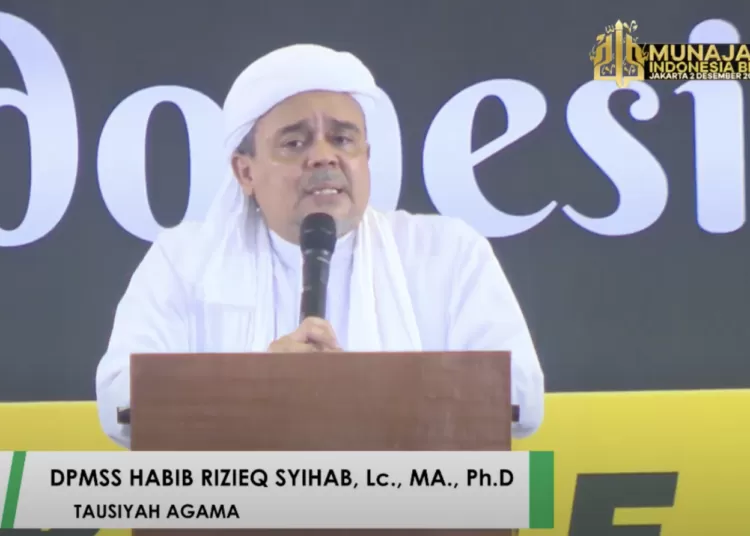 Mantan pimpinan Front Pembela Islam (FPI), Habib Rizieq. Foto: Dok.KONTEKS.CO.ID