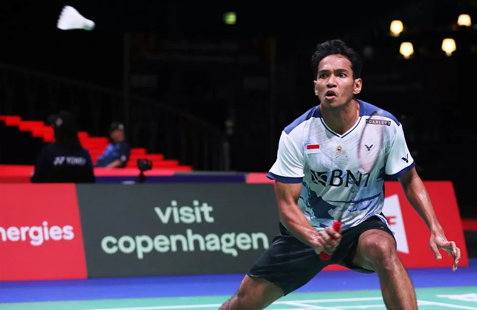 Hasil BWF World Championships 2023 hari 2 salah satunya menyajikan perjuangan tunggal putra Indonesia, Chico Aura Dwi Wardoyo. (Foto: PBSI)