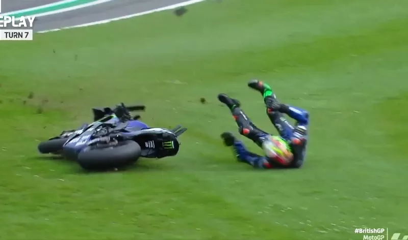 Hasil FP1 MotoGP Inggris 2023 dengan salah satunya menyajikan kecelakaan Franco Morbidelli. (Foto: MotoGP)