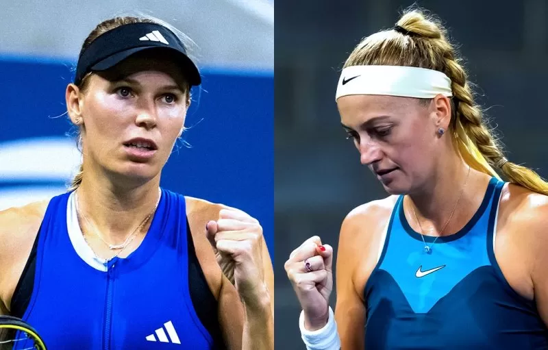 Jadwal US Open 2023 hari 3 bakal menampilkan duel menarik di babak kedua tunggal putri antara Caroline Wozniacki Vs Petra Kvitova di sesi malam. (Foto: WTA)