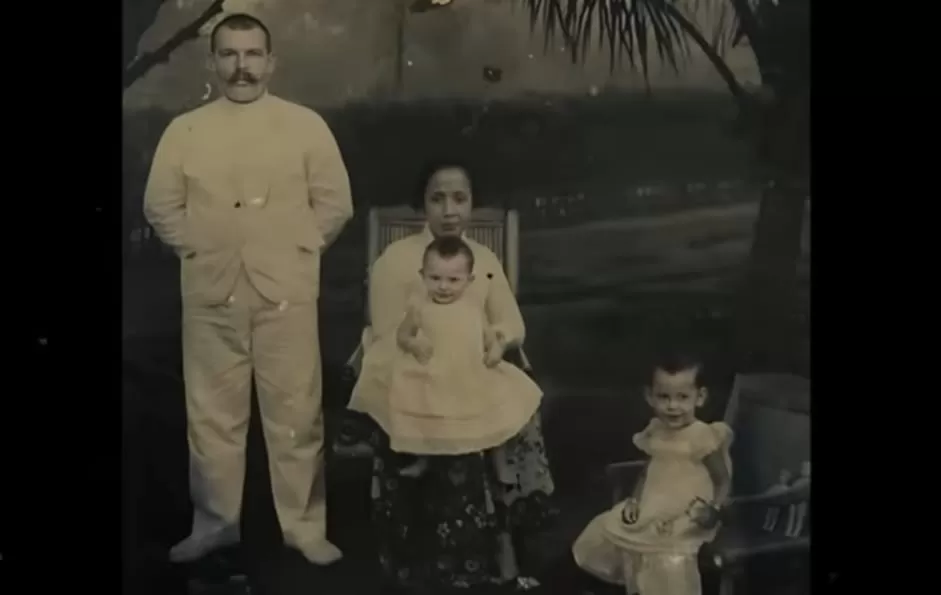 Nyai dan Meneer Belanda yang melahirkan anak Indo dari hasil pergundikan (Dok Arsip Nasional)