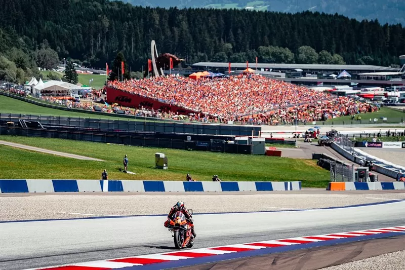 Pembalap KTM Brad Binder di MotoGP Austria 2023. (Foto: Red Bull KTM Factory Racing)