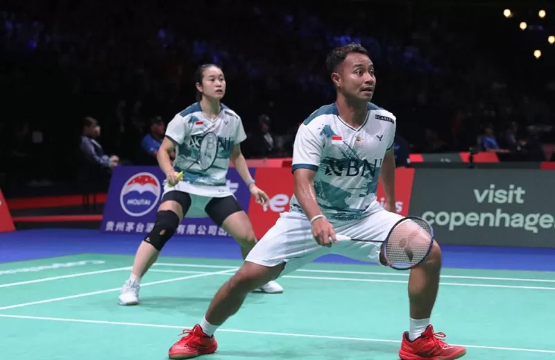 Skuat ganda campuran Indonesia gagal total di BWF World Championships 2023, di Kopenhagen, Denmark, pada 21-27 Agustus 2023. (Foto: PBSI)