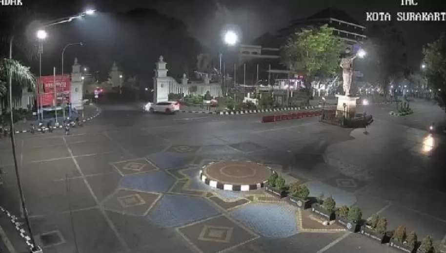 Tabrak lari di Kota Solo, pelaku diduga putra mahkota keraton Surakarta (Dok tangkapan layar)