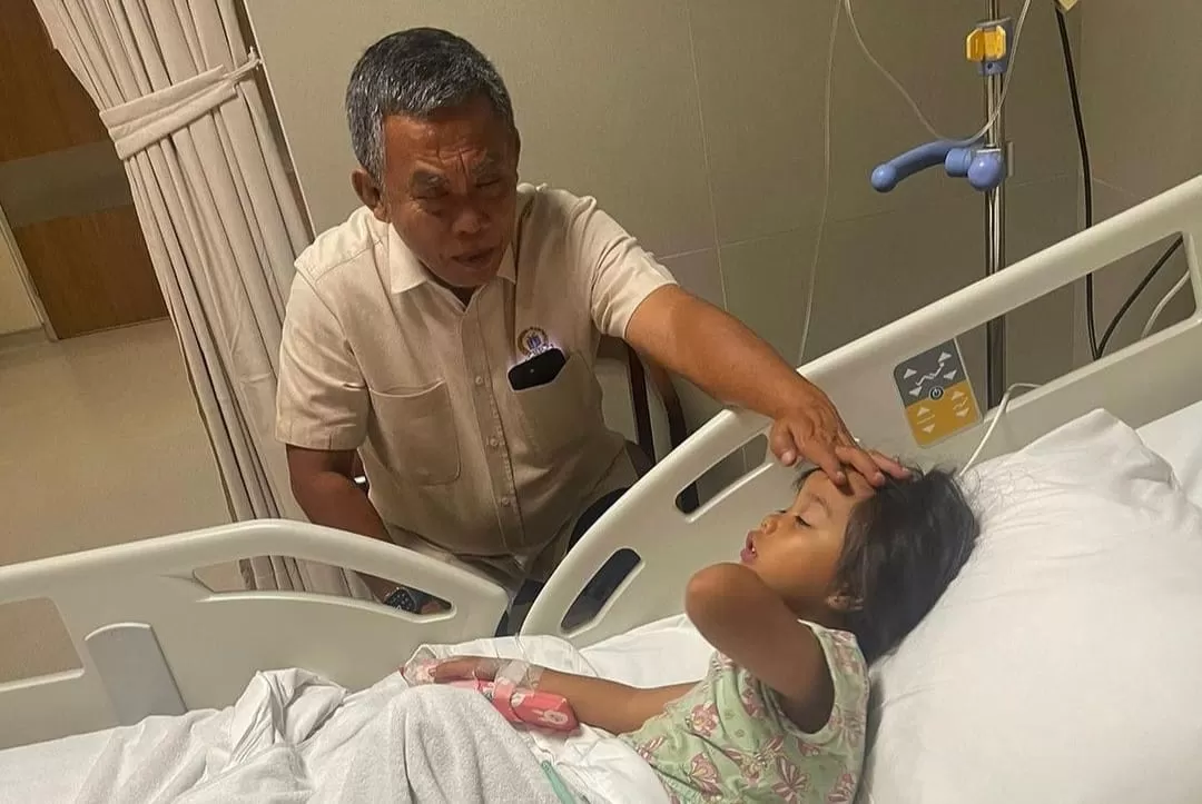 Cucu sakit di RS, Ketua DPRD DKI Prasetyo Edi Marsusi sebut akibat polusi udara Jakarta (Dok Instagram @prasetyoedimarsudi)