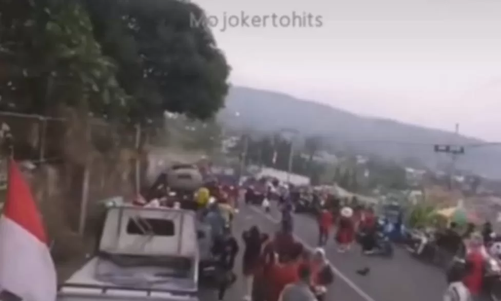 Kronologi dan daftar korban kecelakaan maut di Mojokerto (tangkapan layar)