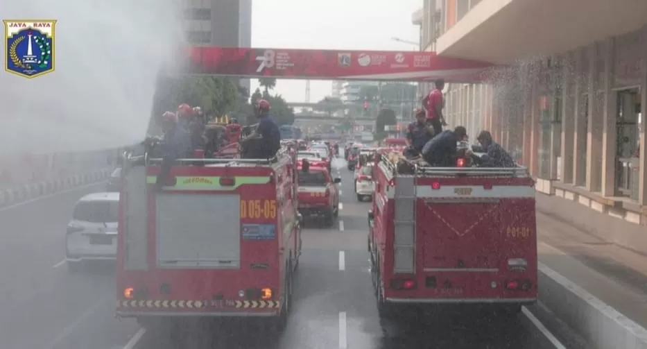 Epidemiolog sebut penyemprotan air ke jalan buruk untuk kesehatan, tak kurangi polusi udara (Dok Instagram)