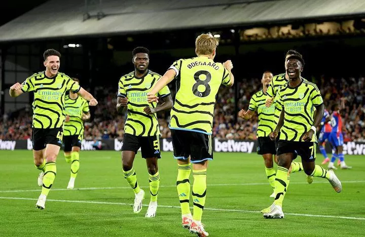 Mikel Arteta puas Arsenal raih kemenangan di kandang Crytstal Palace (Foto: instagram official Martin Odegaard)