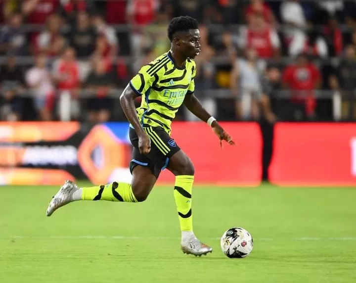 Crystal Palace berhadapan dengan Arsenal pekan kedua Liga Inggris (Foto: instagram official Bukayo Saka)