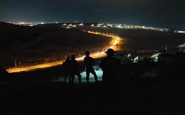 Pasukan Israel beroperasi di Tepi Barat. Foto: Pasukan Pertahanan Israel