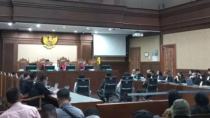 Sidang Kasus Suap Lukas Enembe. Sumber Foto: Detiknews.com