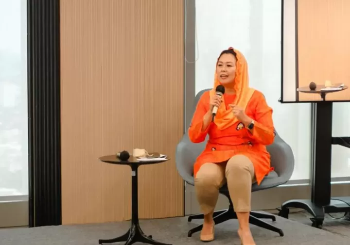 Zannuba A Riffah Chafsoh Rahman Wahid (Yenny Wahid), putri kedua dari KH Abdurrahman Wahid dan Sinta Nuriyah. Foto: Tangkapan Layat X @yennywahid