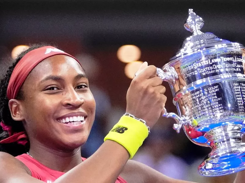 Coco Gauff mengatasi Aryna Sabalenka untuk memenangkan gelar US Open 2023. (Foto: US Open)