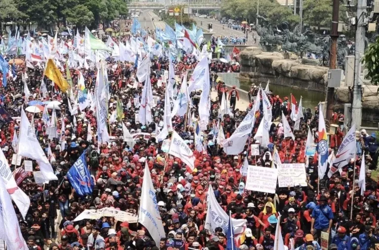Ribuan personel gabungan amankan peringatan May Day di Jakarta (Dok Ist)