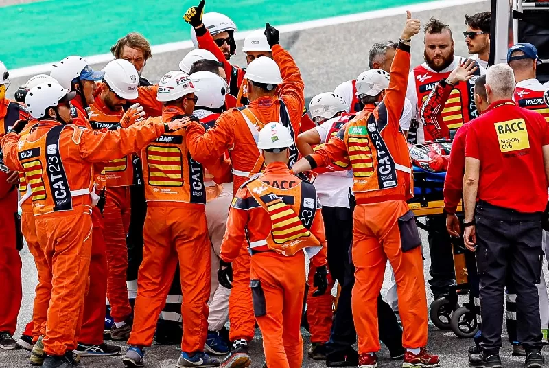 Francesco Bagnaia siap kembali mengaspal usai kecelakaan hebat di MotoGP Catalunya 2023. Tapi Enea Bastianini harus menunggu sampai MotoGP Mandalika 2023. (Foto: Ducati Corse)