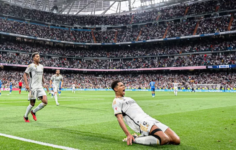 Hasil Real Madrid Vs Getafe di pekan keempat La Liga 2023/2024 menyajikan Jude Bellingham kembali jadi juru selamat. (Foto: Real Madrid)