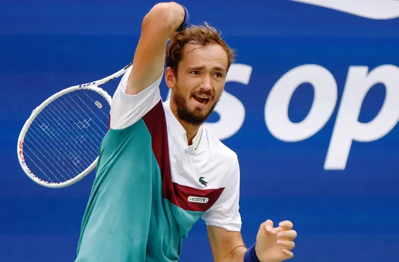 Hasil US Open 2023 hari 10 menyajikan kemenangan Daniil Medvedev atas Andrey Rublev di perempat final tunggal putra. (Foto: ATP Tour)