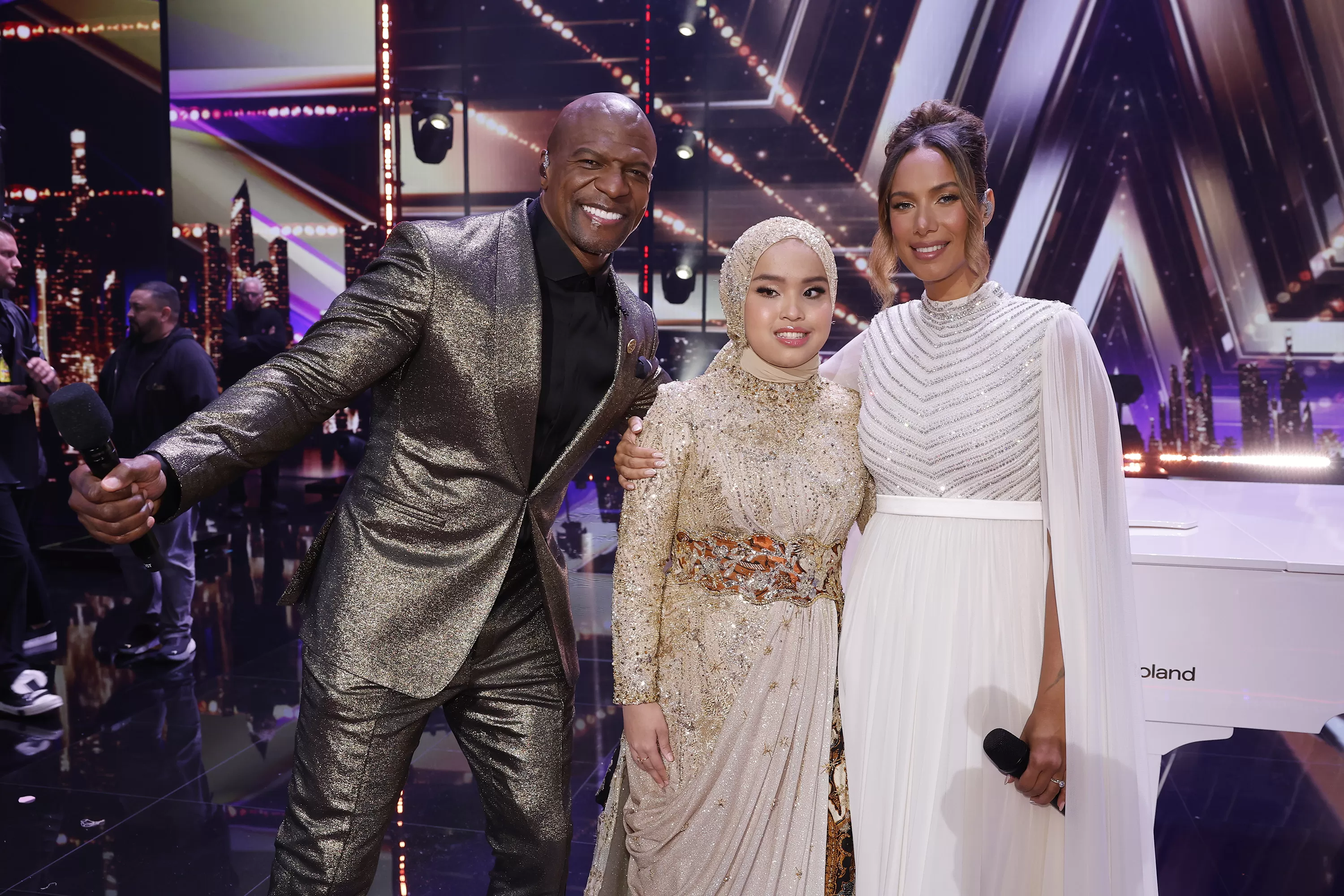 Memukau! Putri Ariani dan Leona Lewis: Duet yang Harmonis, Meriahkan Malam Puncak AGT 2023 (Foto: Twitter terrycrews)