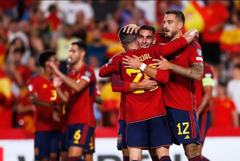 Timnas Spanyol cetak 13 gol dalam dua laga terakhirnya di kualifikasi Euro 2024 (Foto: instagram official Timnas Spanyol)